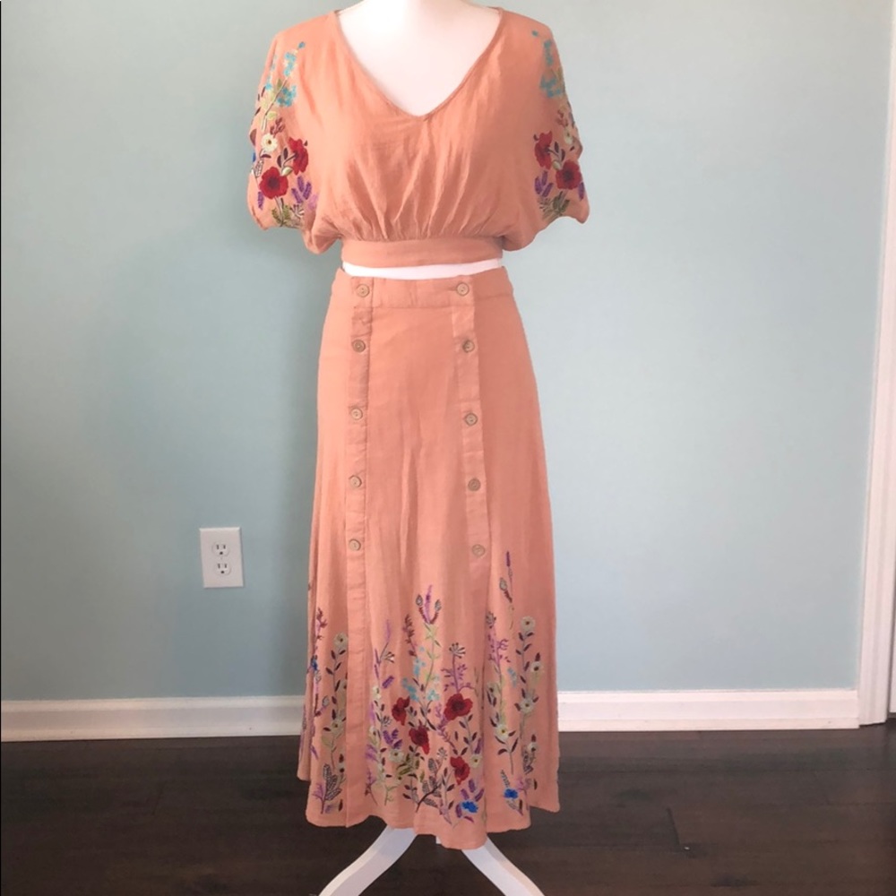 Free People Sunny Stroll Skirt Set